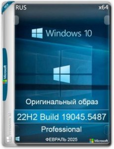 Windows 10 Pro 22H2 Build 19045.5487 Full Февраль 2025
