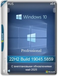 Windows 10 Pro 22H2 Build 19045.5859 Update 2025-05-28